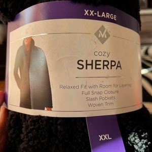 Sherpa jacket, new, size 2x, from Sam’s (Members Mark)